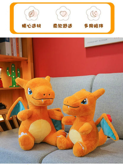 35/45/65CM Pokémon Plush Toy Charizard Plushies Cartoon Anime Stuffed Kawaii Ornamen Comfortable Soft Doll Children Toy Gift