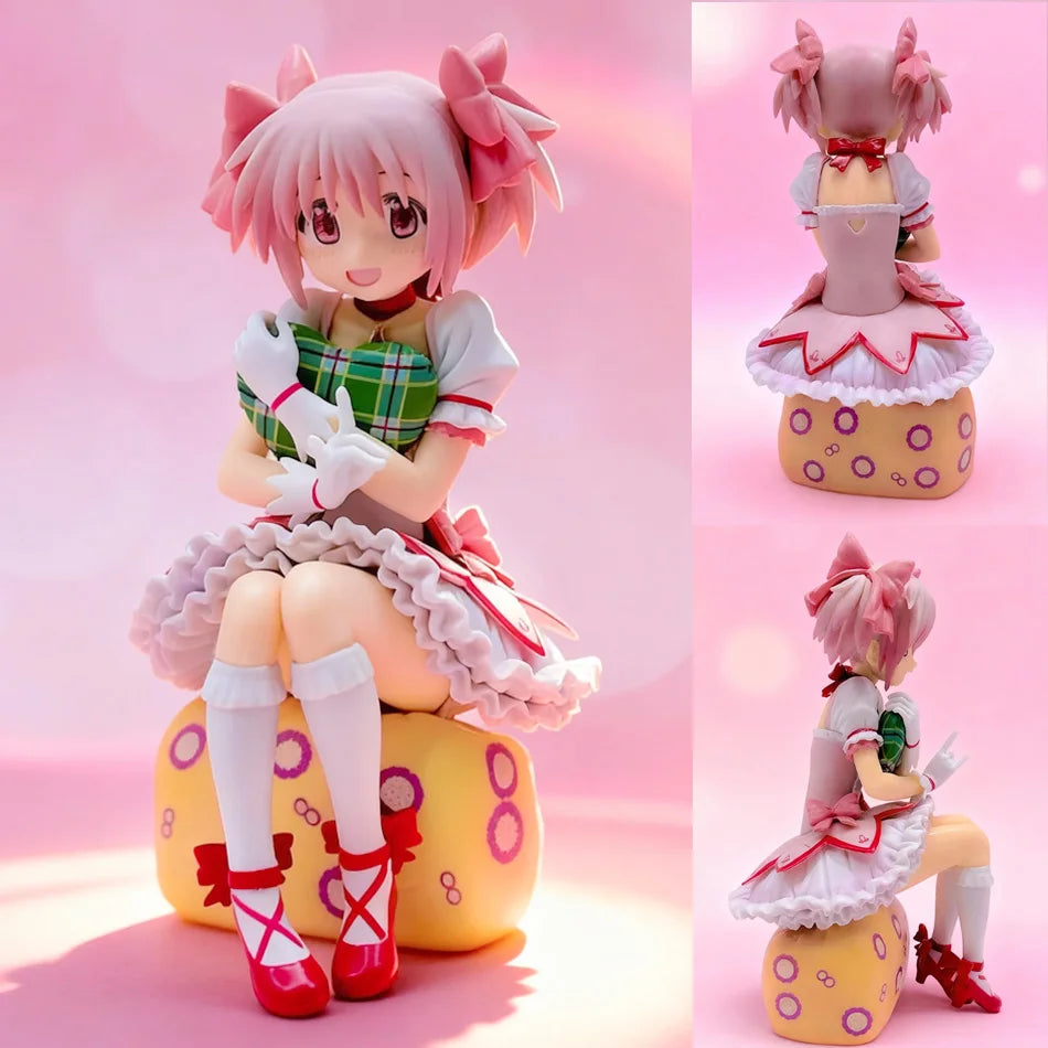 New Arrival Magical Girl Madoka Anime Movie Merch | Cute Noodle Stopper - Collectible Series Figurine, Desktop Decoration