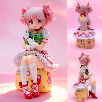 New Arrival Magical Girl Madoka Anime Movie Merch | Cute Noodle Stopper - Collectible Series Figurine, Desktop Decoration