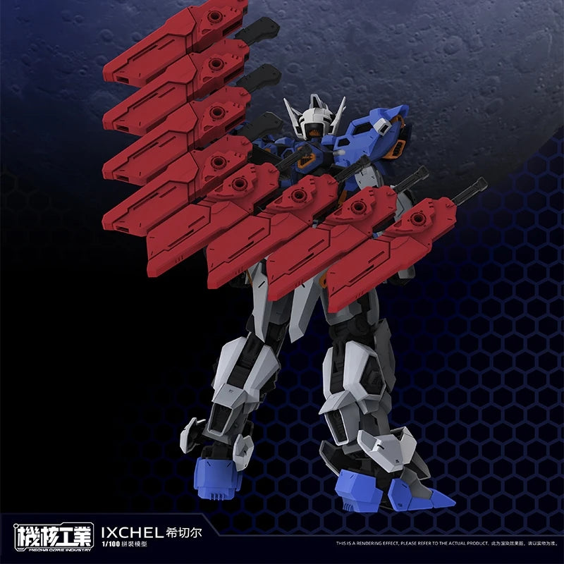 In Stock Mecha Core Industry IXCHEL MG 1/100 MOON Assembly Model Kit Toy Action Fiugures Robot Plastic Model Kits Gifts
