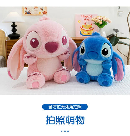30/40/60cm Big Size Stitch Disney Anime Plush Stuffed Doll Kawaii Room Decoration Plushies Pillow Ornaments Holiday Gifts