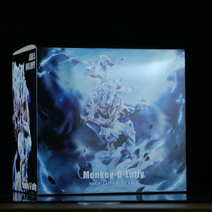 2025 22cm One Piece Handheld Gk Iron Curtain Nika Luffy Second Generation Double Headed Removable Model Ornament Birthday Gift