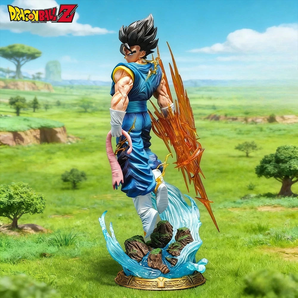 38cm Anime Dragon Ball Vegetto PVC Action Figure Statue Desktop Ornament Model Toy Gift