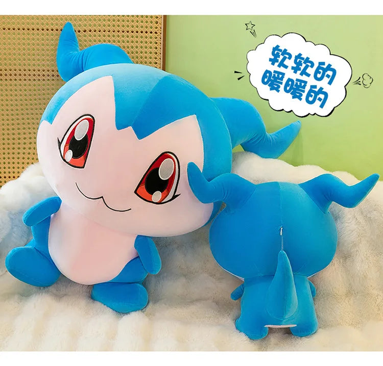 35/45/60CM Large Big Size Chibimon Plushies Kawaii Cartoon Anime Doll Comfortable Soft Doll Children's Ornament Toy Gifts
