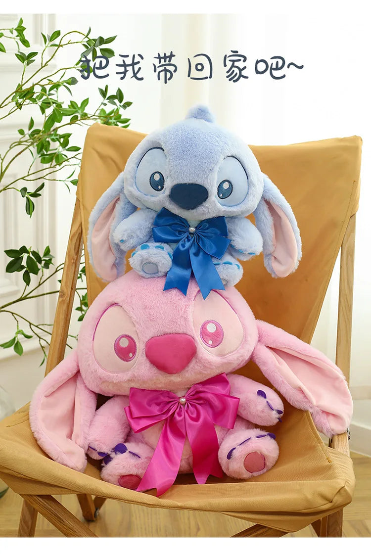 20/30/40CM Big Size Stitch Disney Anime Plush Stuffed Doll Kawaii Room Decor Plush Pillow Children's Holiday Gifts