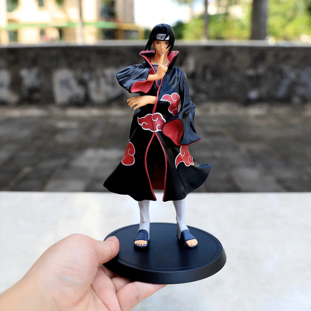 Naruto Shippuden Anime Figure Set Uchiha Itachi Sasuke Pain Kakashi PVC Action Dolls Gift - 23cm