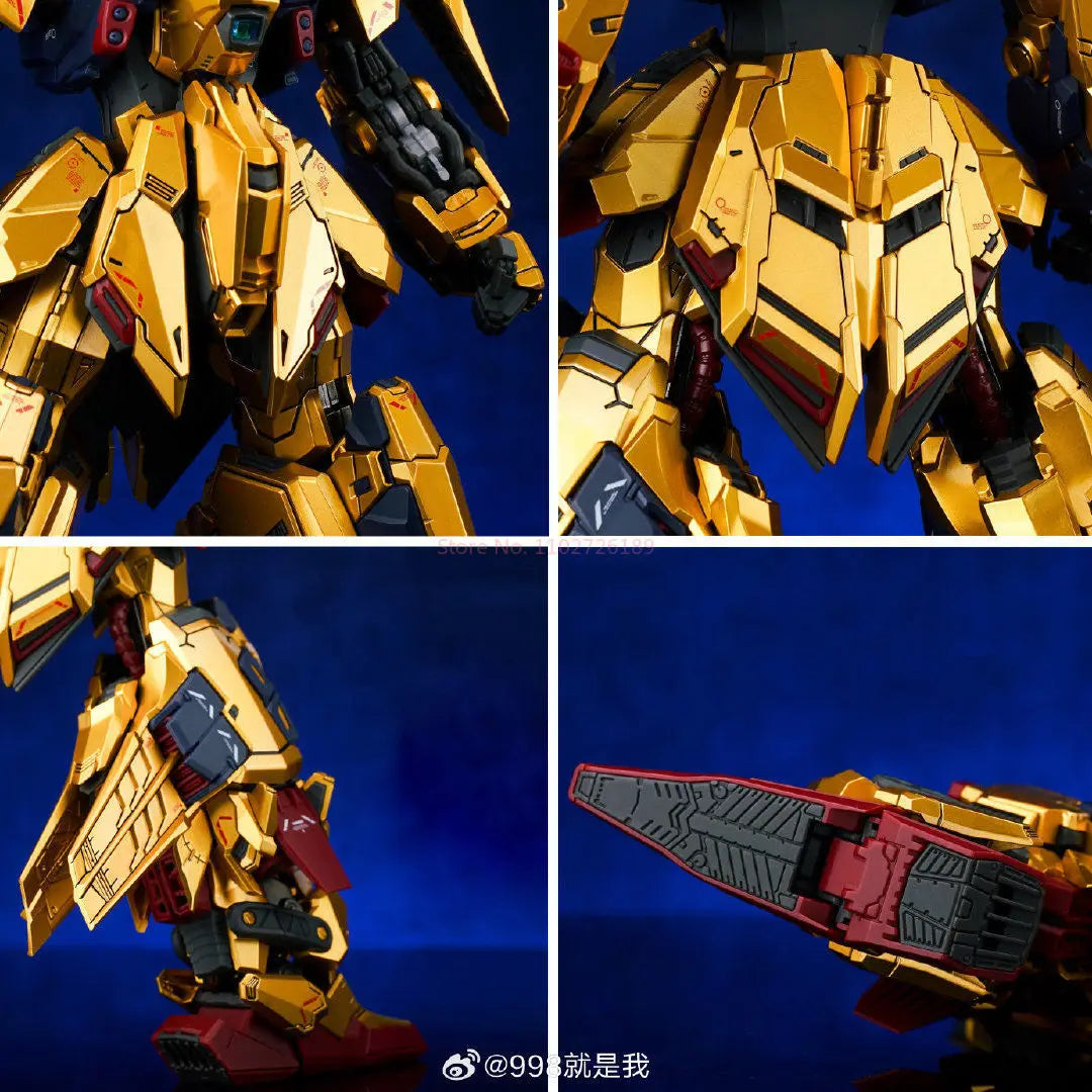 SHENMA Model Hyaku Shiki Kai MG 1/100 Golden Fighter Full Armor FA Assembly Model Kit Action Figures Plastic Model Kits Toy Gift