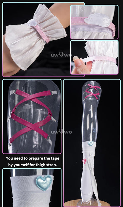 IN STOCK UWOWO KAngell Cosplay Game Needyy Streamerr Overloadd KAngell  Magical Girl Fanart Cosplay Costume Halloween Costume