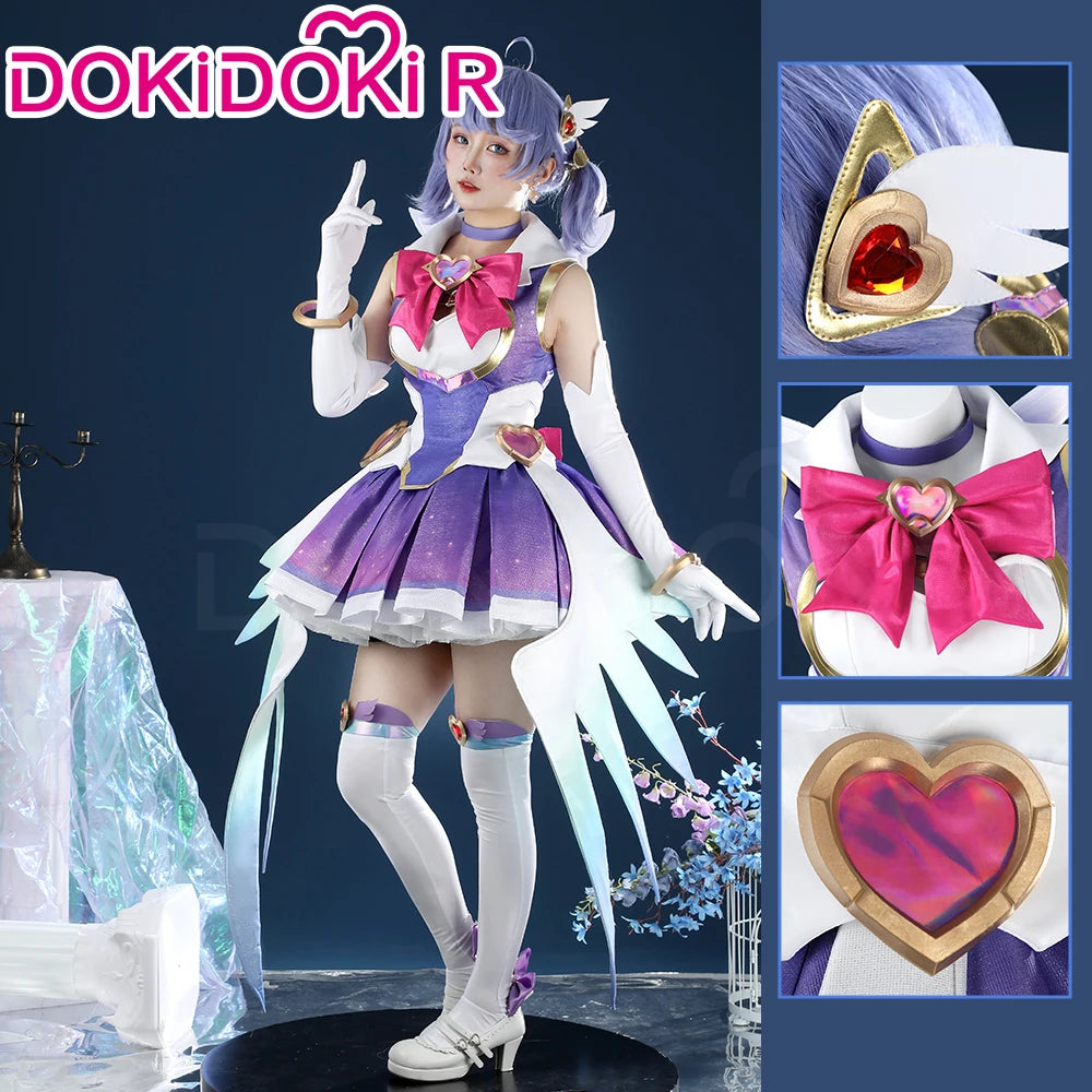 Juno Kiriko Cosplay Costume Game Cosplay【XS-2XL】DokiDoki-R Women Costume Magic Girl Juno Cosplay Plus Size Halloween