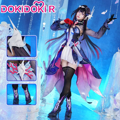 Hysilens Cosplay Costume Game Honkai: Star Rail DokiDoki-R HSR Women Dress Hysilens Helektra Cosplay Costume