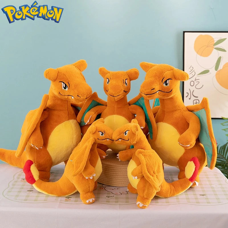 35/45/60CM Big Size Pokemon Charizard Plush Cartoon Anime Plushies Soft Doll Pillow Kawaii Stuffed Plushie Ornament Gift for Kid