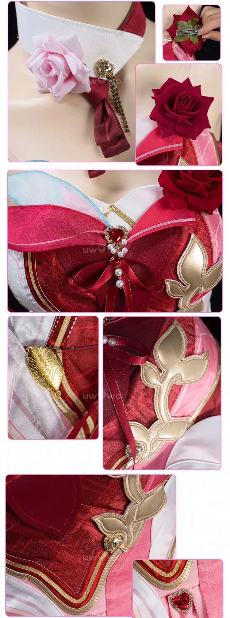 PRE SALE UWOWO Elysia Cosplay Game Honkai Impact 3: Elysia New Battlesuit "Hi♪ Love Elf" Cosplay Costume Halloween Costume