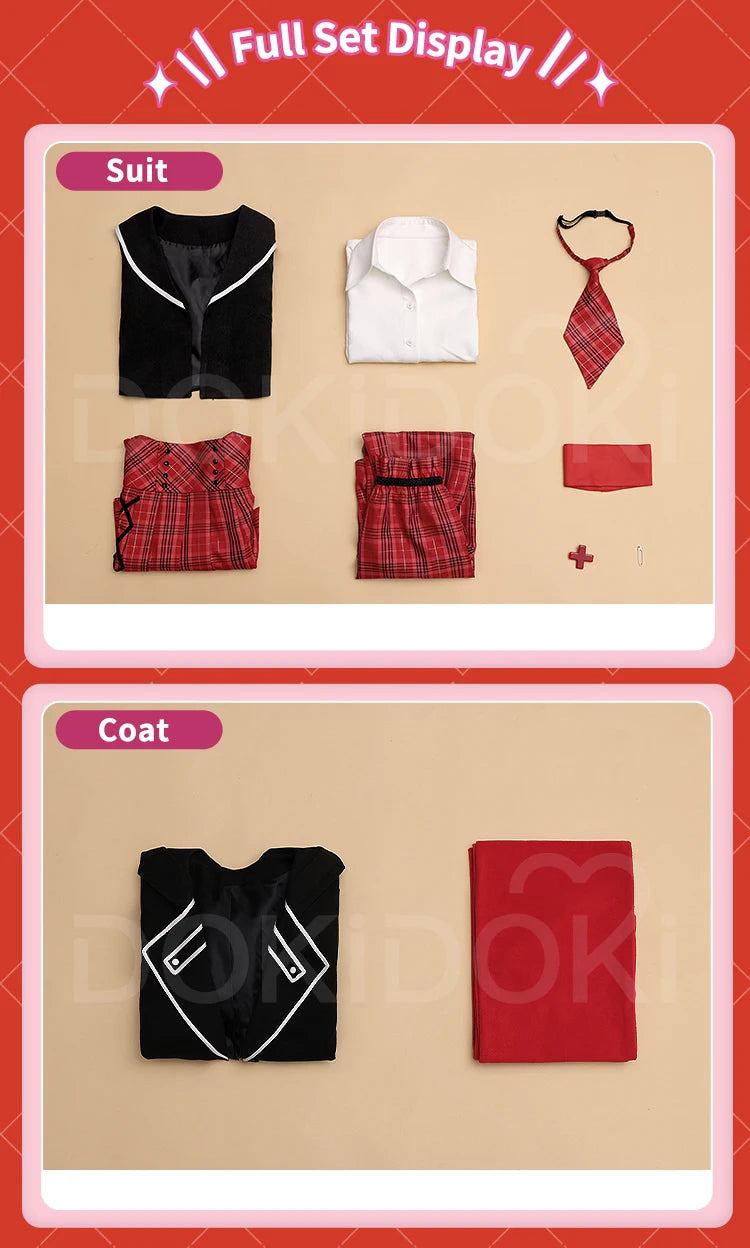 Hinamori Amu Cosplay Costume Anime Shugo Chara! Cosplay DokiDoki-SR Women Cute School Uniform JK Hinamori Amu Cosplay