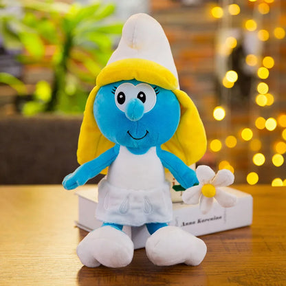 New 40cm Cartoon Character Creative Smurf Cute Plush Toy Kawaii Doll Children’s Soothing Toy Birthday Gift Christmas Gift
