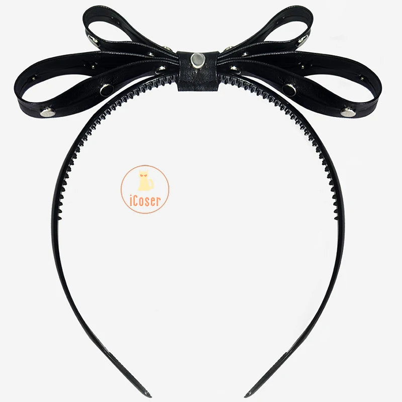 iCoser The Hundred Line Kako Tsukumo Cosplay Costume Red Sailor Suit Skirt Hairband Last Defense Academy Halloween Women Girls