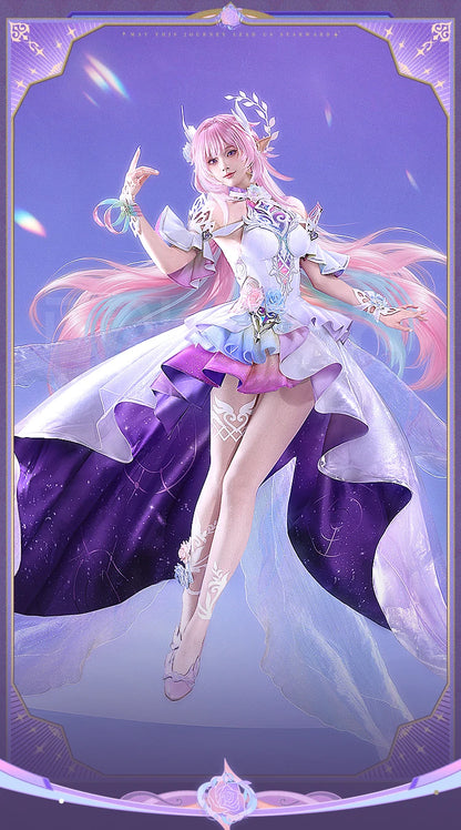 Cyrene Cosplay Costume Game Honkai: Star Rail【S-2XL】DokiDoki-SR HSR Cyrene Women Dress Veil SP Version Cosplay Plus Size