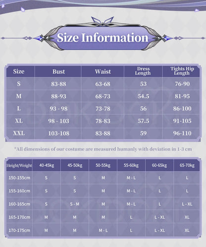 Skirk Cosplay Costume Game Genshin Impact【S-2XL】DokiDoki-SR Skirk Wig Women Halloween Costume Plus Size