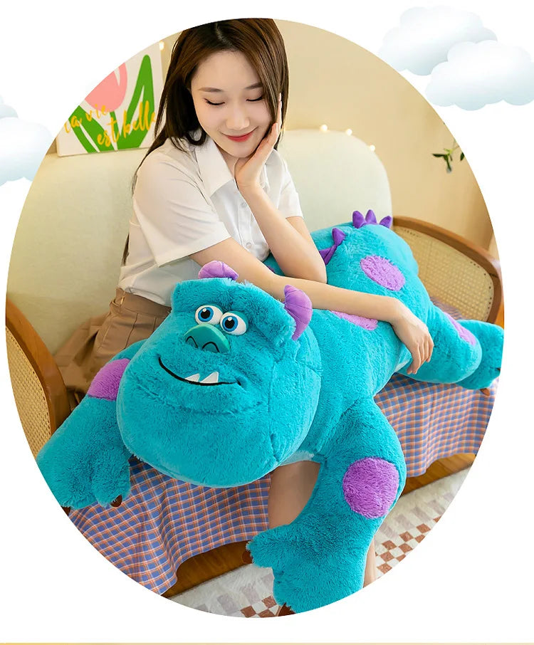 135cm Disney Large James P. Sullivan Stuffed Toys Monsters University Inc. Plush Dolls Kawaii Pillow Hugs With Anime Ornamental