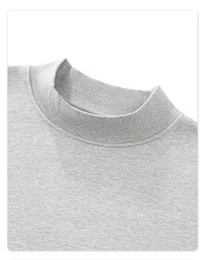 ZODF 2025 Winter Women 350gsm Warm Fleece Sweatshirts Girls Female Hip Hop Half Turtleneck Pullovers Brand Clothing HY056