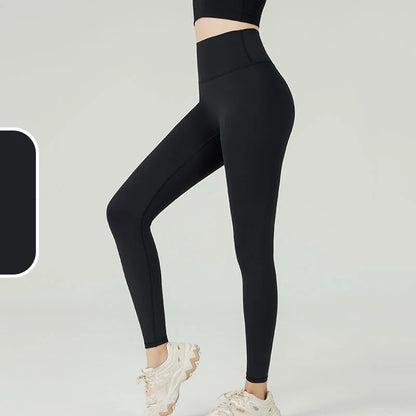 The Codex Seamless Yoga Leggings for Women – Athletic Gym Workout Fitness Pants Tights - Black 1 / XL