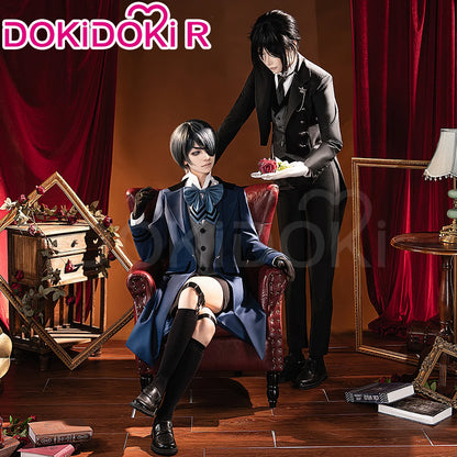 IN STOCK Ciel Sebastian Cosplay Costume Anime【S-3XL】DokiDoki-R Men Halloween Uniform Ciel Cosplay Plus Size
