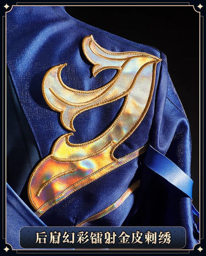 iCoser Focalors Furina Cosplay Costume Wig Dress Genshin Impact Fontaine Uniform Hat Pneuma Ousia God of Justice for Women Props