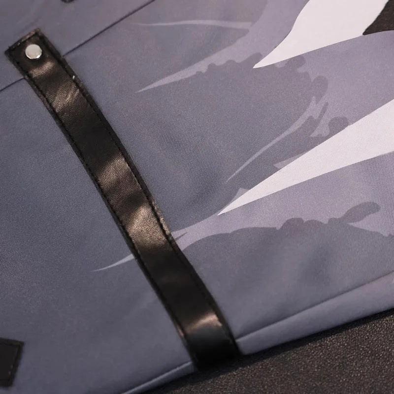 Wuthering Waves Chisa Cosplay Costume Wig Jacket Uniform Skirt Headwear Tattoo Sticker Halloween Party for Women Girls Role Play