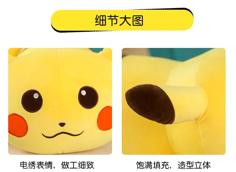 50/70/85cm Big Size Pokemon Pikachu Anime Plush Stuffed Doll Room Decoration Plushies Pillow Peluche Ornaments Children's Gifts