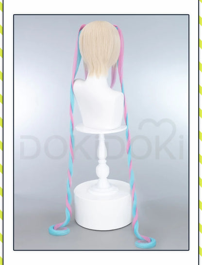 IN STOCK KAngel / Ame-chan Cospaly Wig Game NEEDY GIRL OVERDOSE Cosplay DokiDoki Halloween NEEDY GIRL OVERDOSE Cute Wig Free Cap