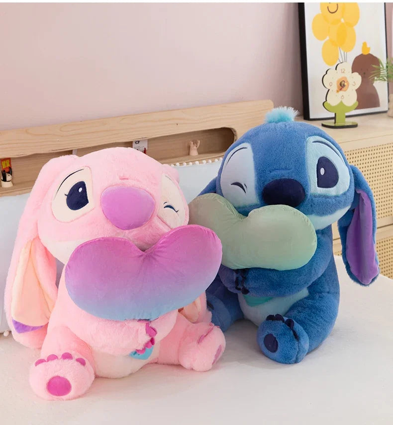 New Disney Lilo&Stitch Cute Cartoon Dolls Toys Kawaii Anime Soft Stuffed Dolls Pillow Appease Toys Birthday Gift for Boys Girls