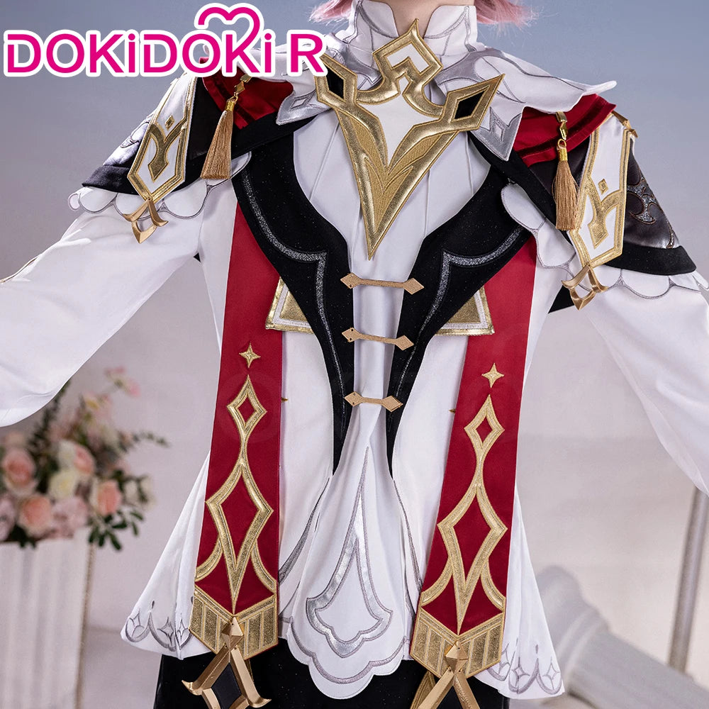 IN STOCK Dahlia Cosplay Costume Game Genshin Impact【S-2XL】DokiDoki-R Mondstadt Dahlia Hat Men Halloween Costume Plus Size