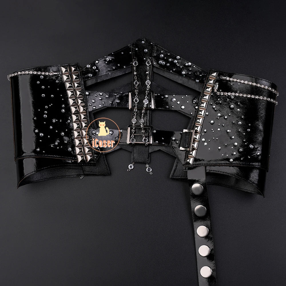 Love and Deepspace MC Cosplay Costume Midnight Waltz Red Dress Heroines New Skin Outfit Sylus Halloween Party for Women Girls