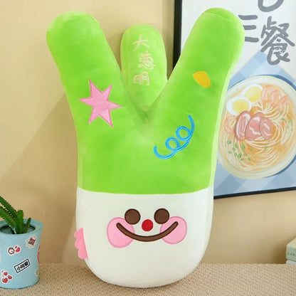 New 40-60cm Creative Cute Scallion Bright Pillow Large Cloth Doll Plush Toy Sleeping Doll Children's Girl Birthday Gift