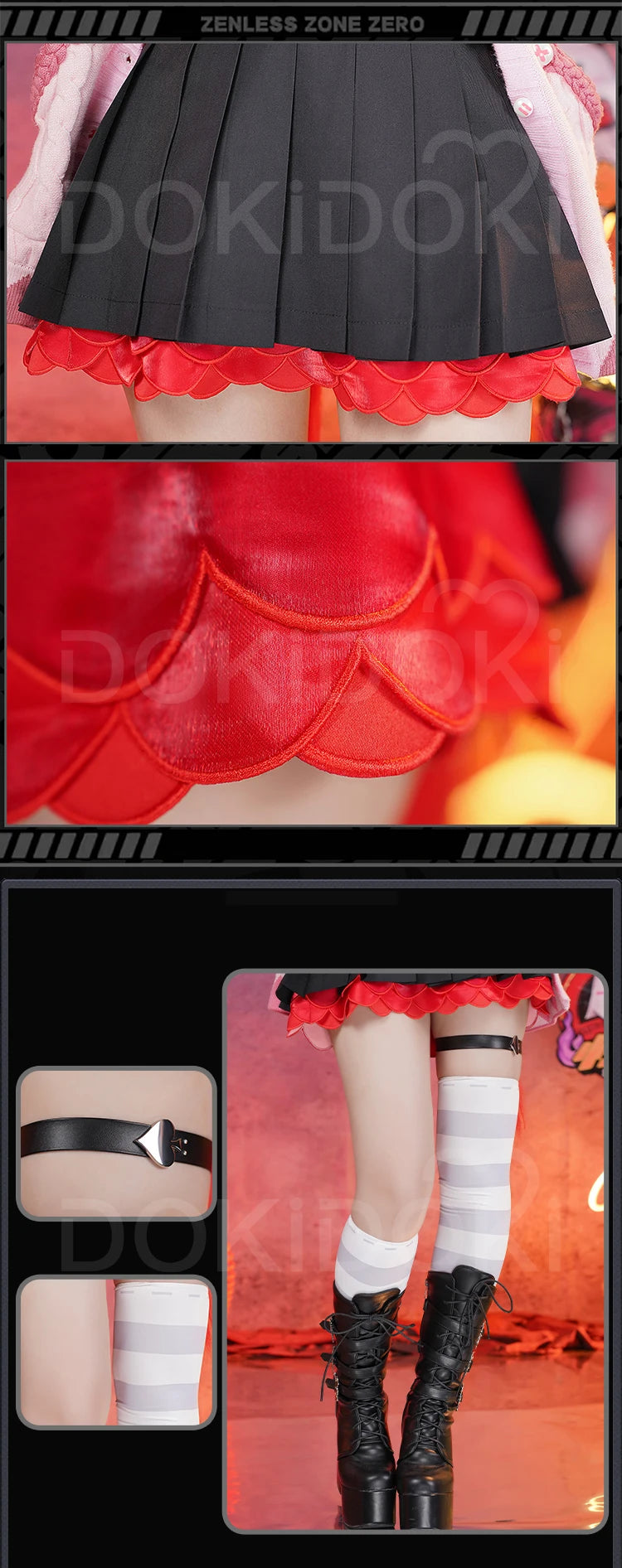 Ukinami Yuzuha Cosplay Costume Game Zenless Zone Zero DokiDoki-R ZZZ Women Cute Sweater Halloween Cosplay