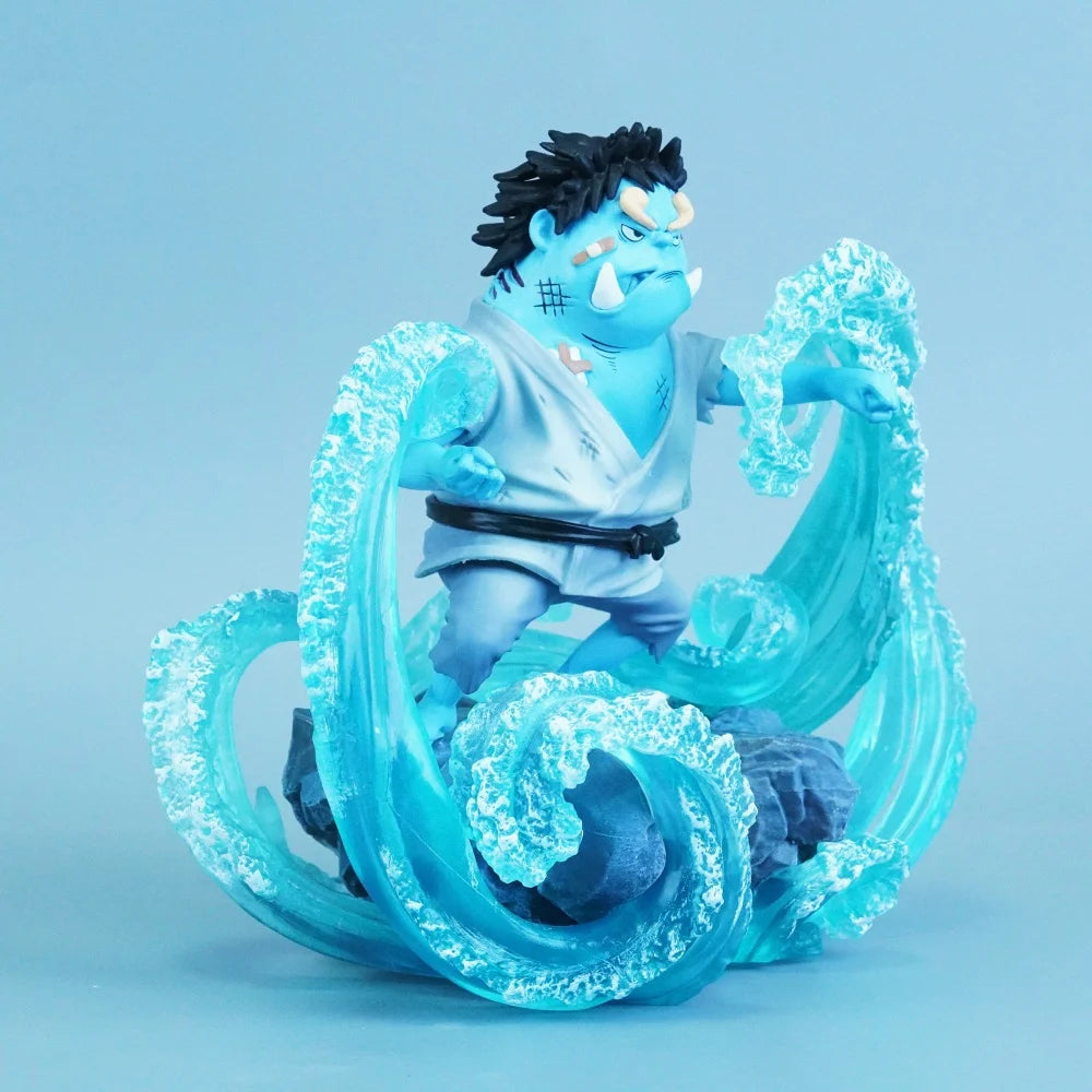 14.5cm Anime One Piece Jinbe PVC Action Figure Statue Desktop Ornament Collection Model Toy Gift