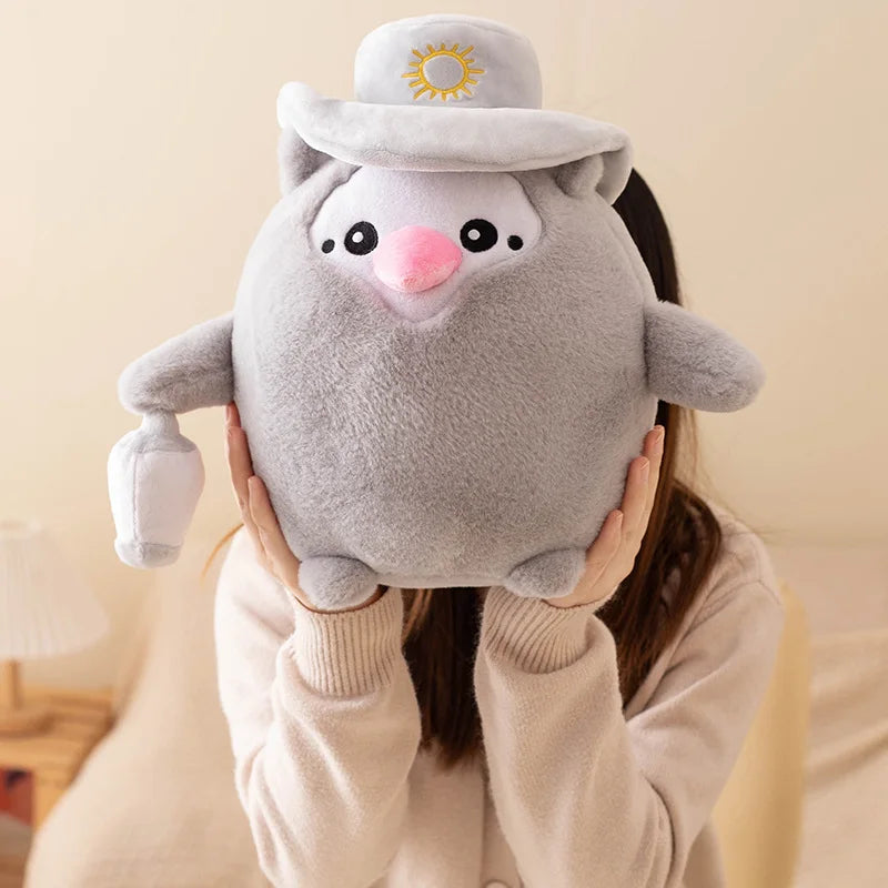 30cm Hallowmas Gift Dark Power Plush Cat Soft Toys Cool Pirate Death Cat Plushies Stuffed Doll Boy Gift