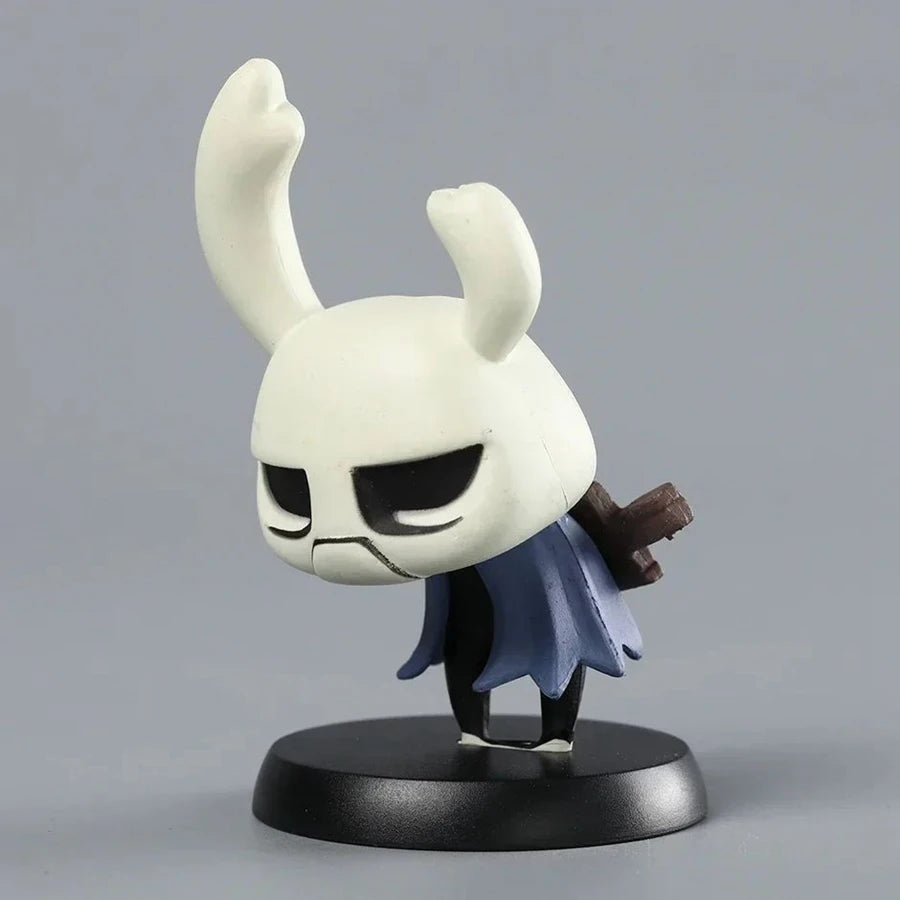 6Pcs/Set Game Hollow Knight: Silksong Figure Kawaii Q Version Little Knight Anime Figure Wasp Girl Figurine PVC Collection Toys