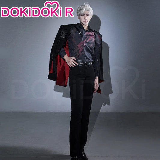 IN STOCK Sylus Cosplay Costume Game Love and Deepspace【S-2XL】DokiDoki-R Men Suit Relentless Conqueror Sylus Qinche Plus Size