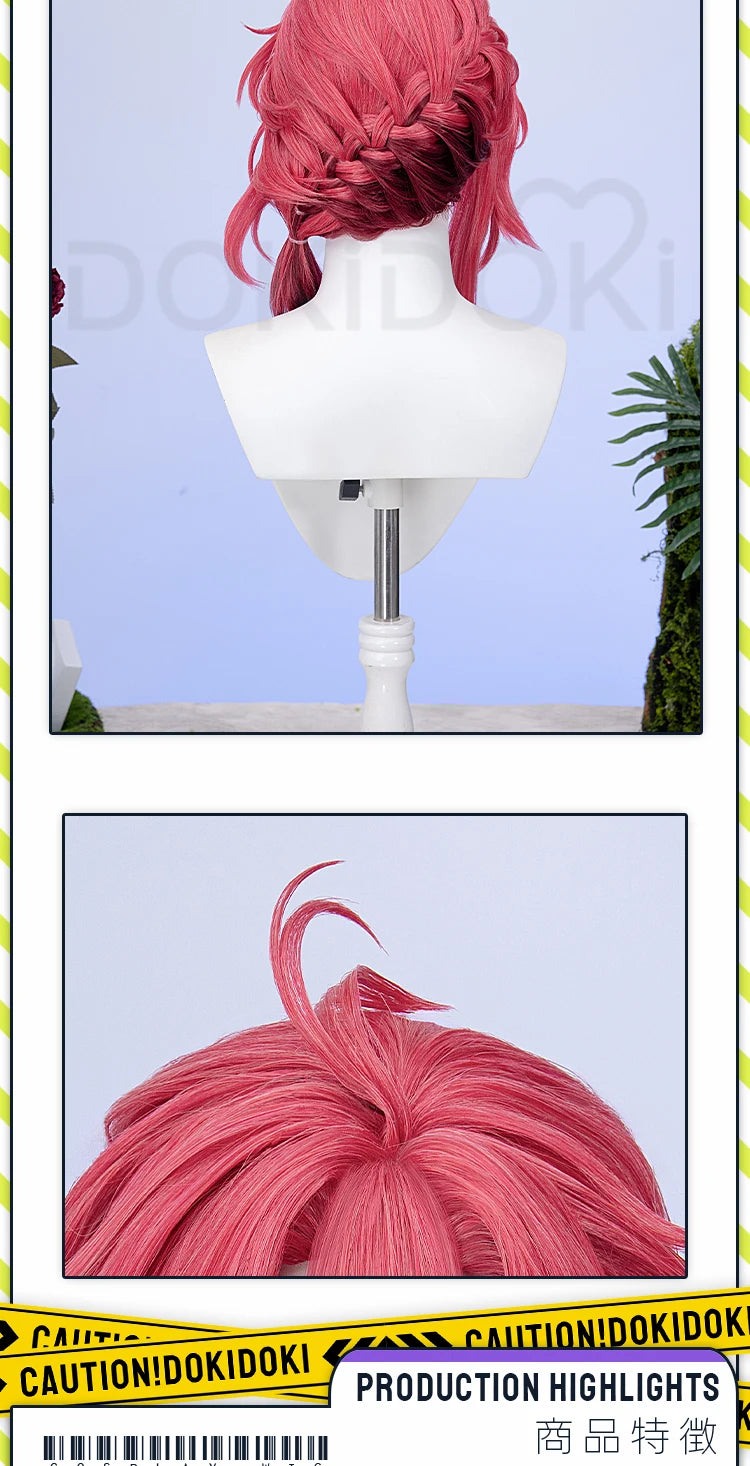 IN STOCK Luuk Hcrsscn Galbrenr Zani Ciaccona Camellya Scar Danjin Youhu Wig Game Wuthering Waves DokiDoki Women Men Wig Free Cap