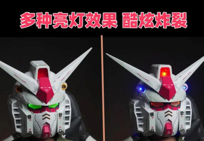 In Stock RX-78-2 Helmet Cosplay Msak Accessory Toy Action Figures Model LED Light-Up Collect Ornaments Gifts