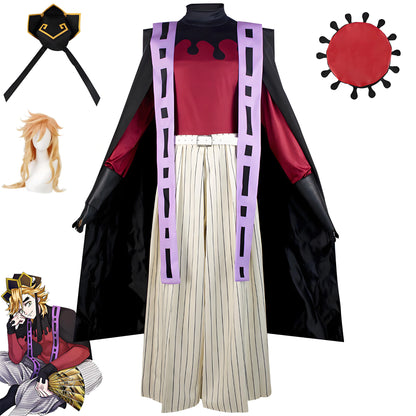 Kimetsu No Yaiba Douma Cosplay Costume Set Polyester