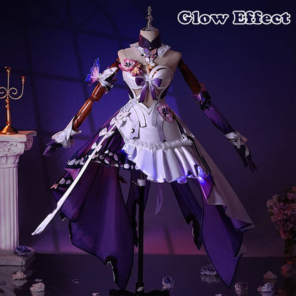 Honkai Star Rail Castorice Cosplay Costume Wig Dress Headwear Luminous Props Halloween Party for Women Girls Carnival Cos iCoser