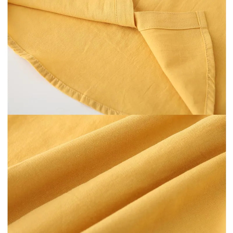 Baby Clothes Boys Shirts Buttons Soft Cotton Fall Kids Blouse Boutique Infantil 1 to 2 3 4 5 6 Yrs Casual White Blue Yellow Tops