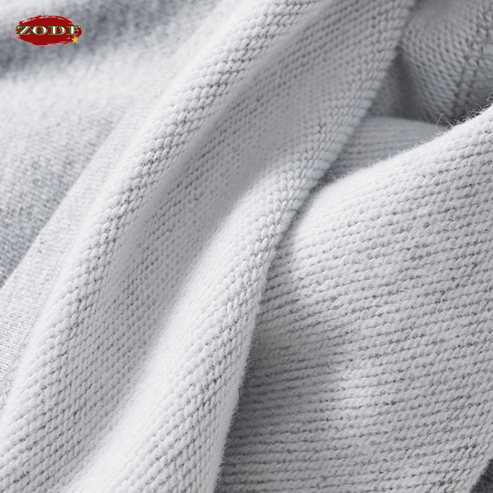 ZODF 2025 Winter Man Basic 420gsm Straight Pants Unisex Loose Clean Fit Sport Trousers Brand Streetwears HY0061