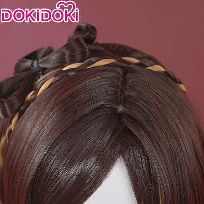 IN STOCK Chiori Wig Game Genshin Impact Cosplay Wig DokiDoki Women Inazuma Fashion Designer Chiori Cosplay Headdress Free Cap