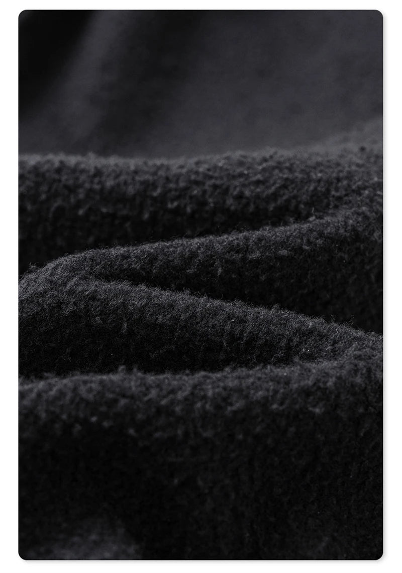 ZODF New Autumn Winter Men Fleece Sweatpants Women Unisex 332gsm Washed Ribbon Warm Joggers Pants Brand Clothes HY0877