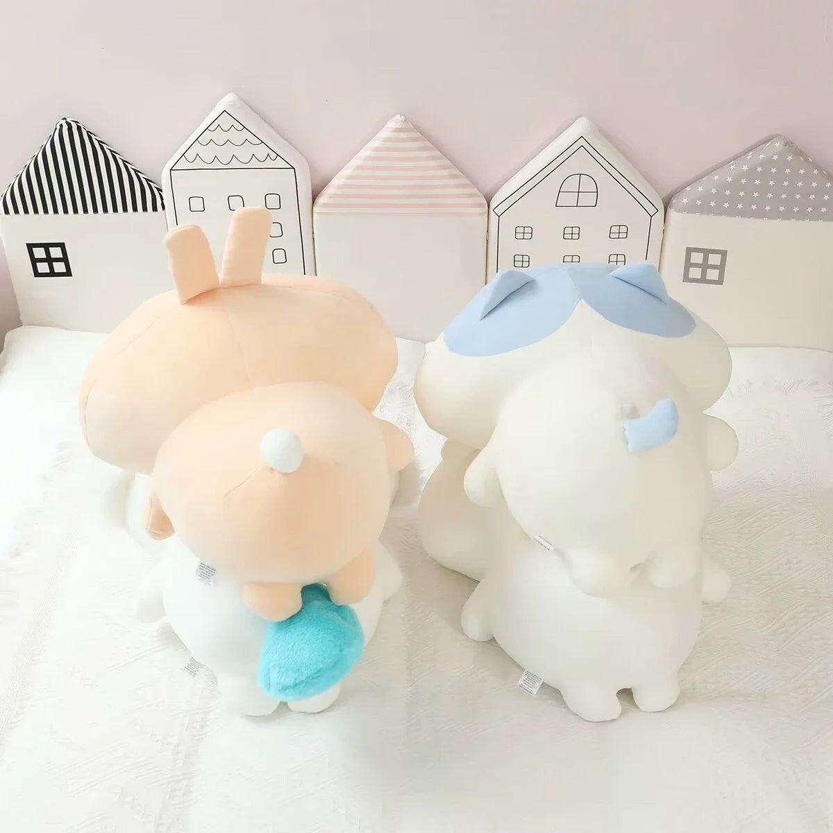 Very Soft Chiikawa Back Cushion Stuffed Anime Sofa Bed Home Decor Hachiware Usagi Cartoon Throw Pillow Gifts Girl Home Decor