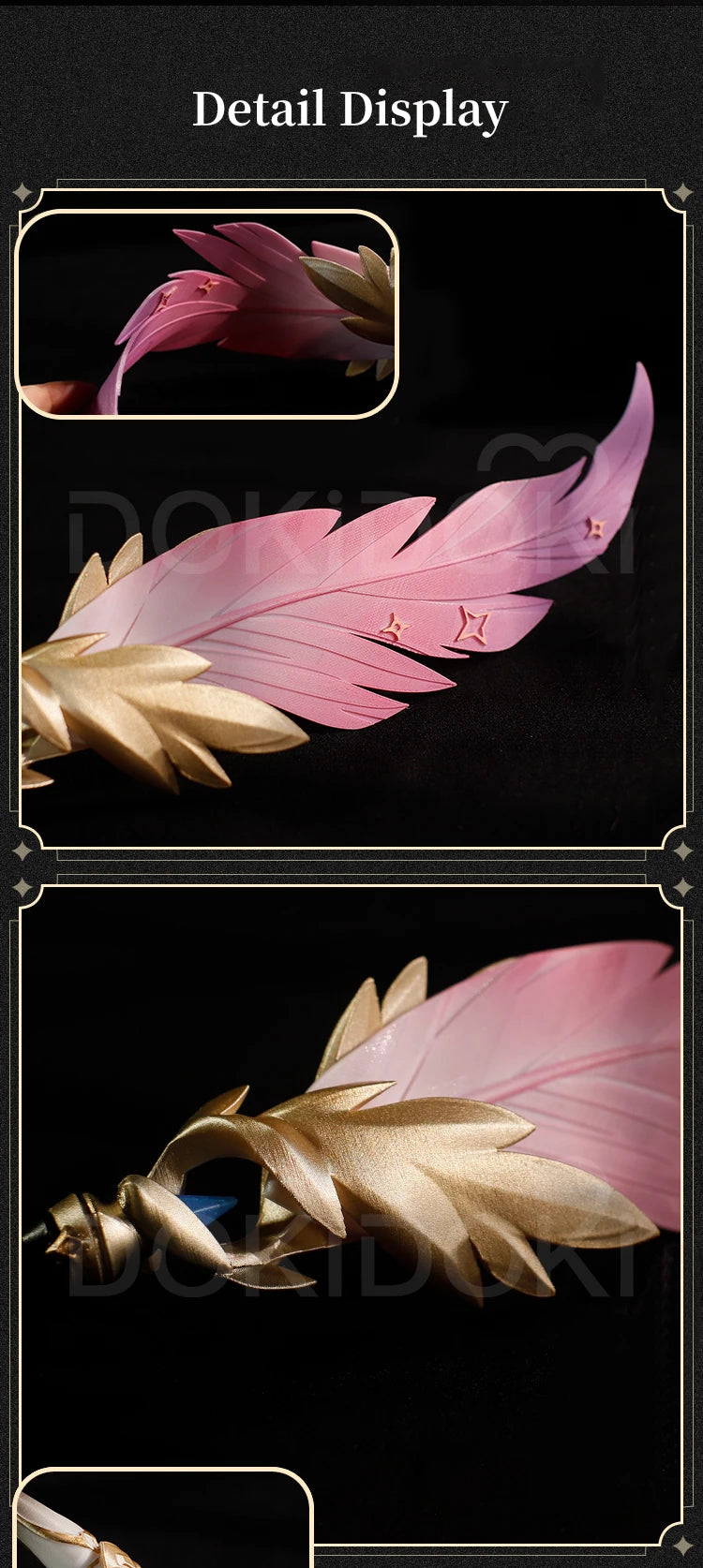 Trailblazer Stelle Caelus Luminous Magic Pen Cosplay Props Game Honkai: Star Rail DokiDoki HSR Feather Pen Cosplay Accessory