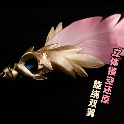 Honkai Star Rail Trailblazer Remembrance Cosplay Feather Pen Game Props Magic Pen Halloween Party for Women Men Girls Cos Gifts