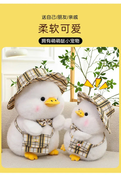 New 25/35/45cm Kawaii Cute Gentleman Duck Plush Toy Children's Pillow Doll Interior Decoration Boys and Girls Birthday Gifts